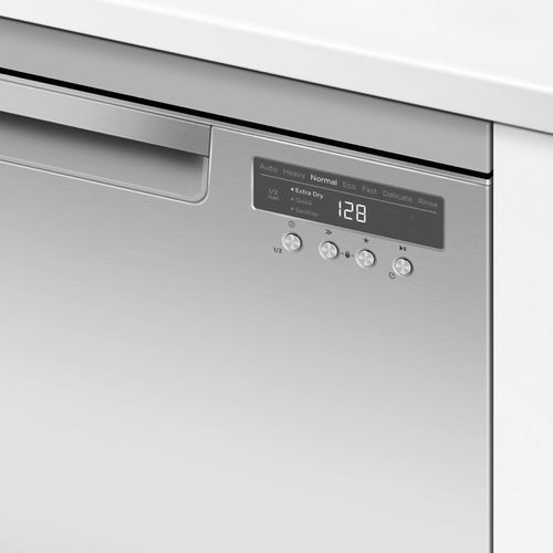 Freestanding Dishwasher, Stainless Steel, Sanitise