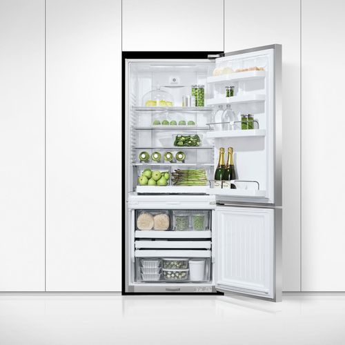 Freestanding Refrigerator Freezer, 68cm, 413L, Right Hi