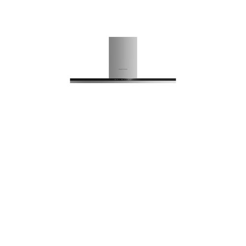Wall Rangehood, 120cm, Box Chimney, Stainless Steel & Glass