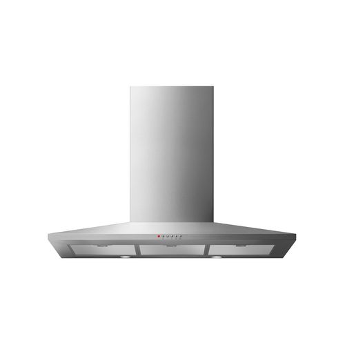 Wall Rangehood, 90cm, Stainless Steel, Pyramid Chimney
