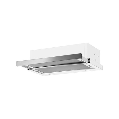 Wall Rangehood, 60cm, Telescopic, White