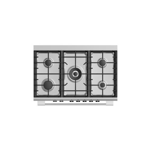 Freestanding Cooker, Dual Fuel, 90cm, 5 Burners, Stainless Steel