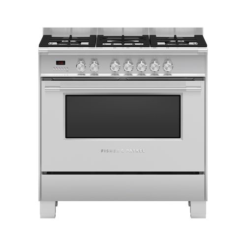 Freestanding Cooker, Dual Fuel, 90cm, 5 Burners