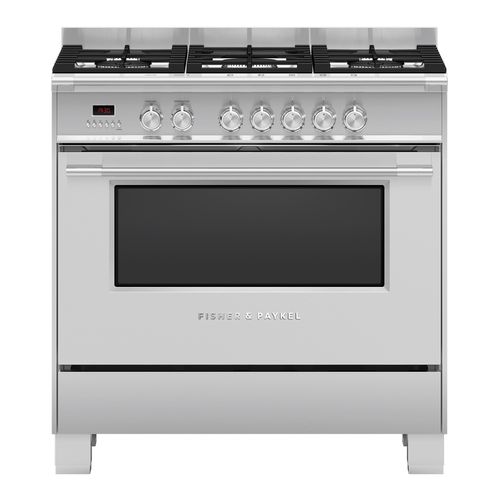 Freestanding Cooker, Dual Fuel, 90cm, 5 Burners