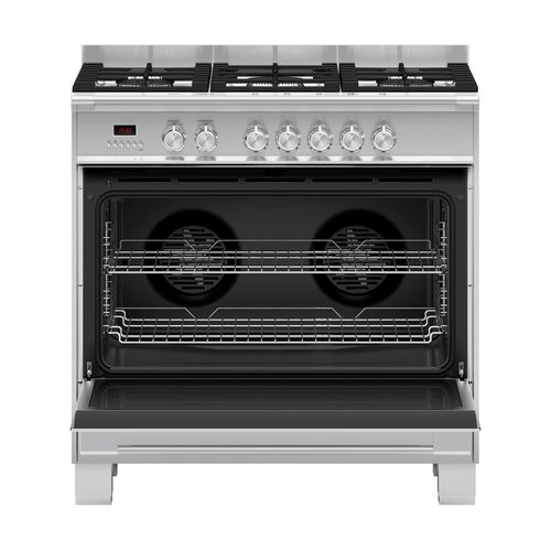 Freestanding Cooker, Dual Fuel, 90cm, 5 Burners