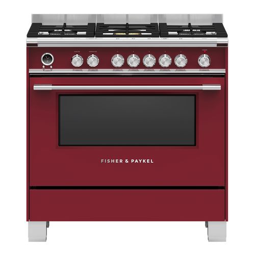 Freestanding Cooker, Dual Fuel, 90cm, 5 Burners, Self-cleaning