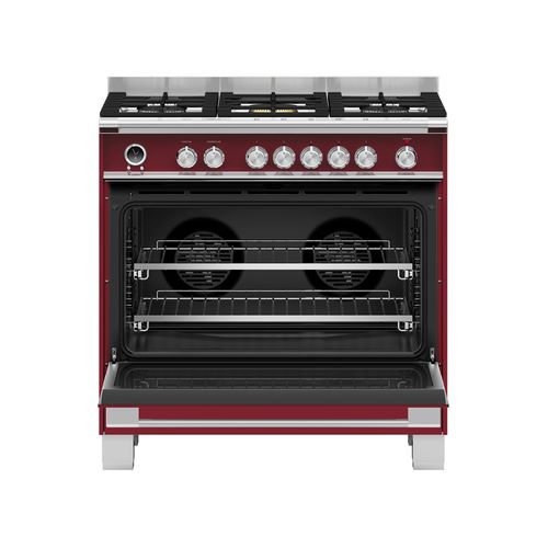Freestanding Cooker, Dual Fuel, 90cm, 5 Burners, Self-cleaning