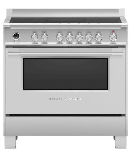 Freestanding Cooker, Induction, 90cm, 5 Zones with Smar