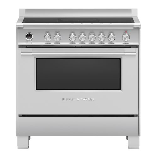 Freestanding Cooker, Induction, 90cm, 5 Zones with Smar