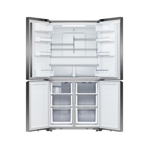 Freestanding Quad Door Refrigerator Freezer, 90.5cm