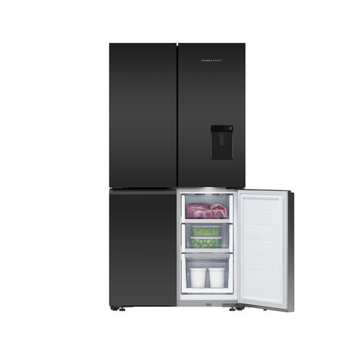 Freestanding Quad Door Refrigerator Freezer, 90.5cm