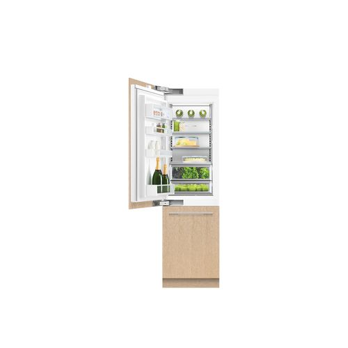 Integrated Refrigerator Freezer, 61cm, Ice & Water, Left Hinge