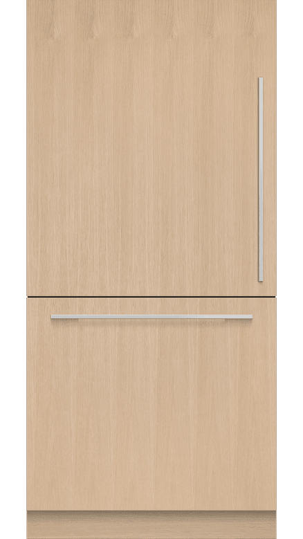 Integrated Refrigerator Freezer, 90.6cm, Ice, Left Hinge