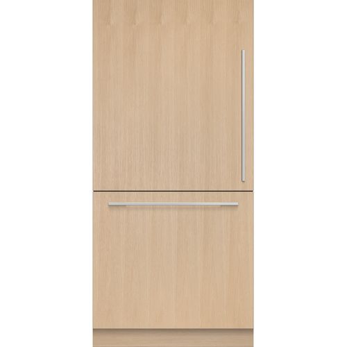 Integrated Refrigerator Freezer, 90.6cm, Ice, Left Hinge