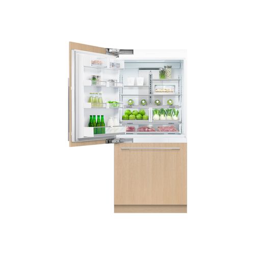 Integrated Refrigerator Freezer, 90.6cm, Ice, Left Hinge