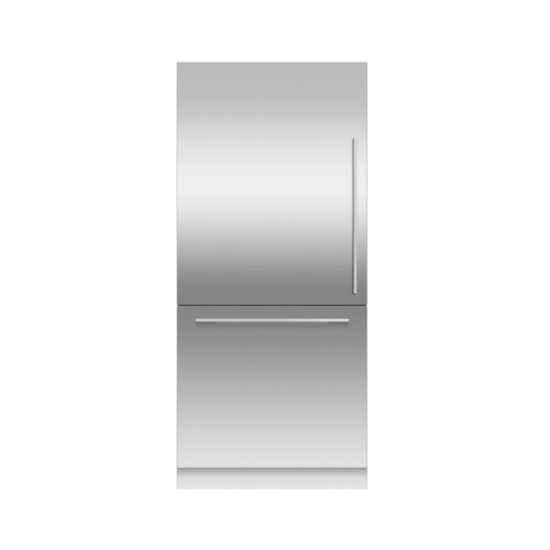 Integrated Refrigerator Freezer, 90.6cm, Ice, Left Hinge
