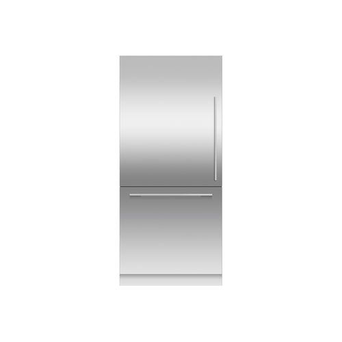 Integrated Refrigerator Freezer, 90.6cm, Ice, Left Hinge