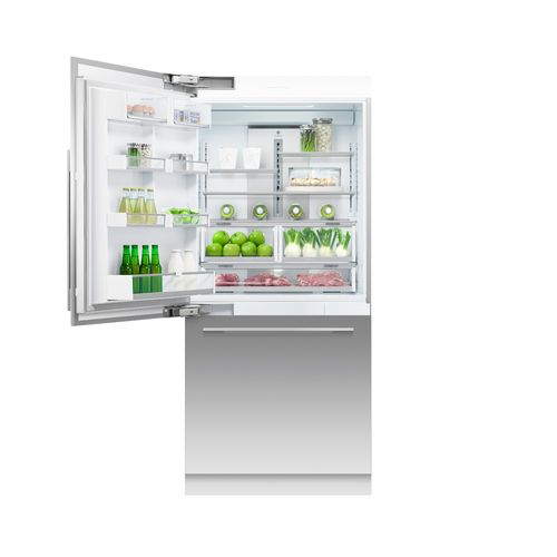 Integrated Refrigerator Freezer, 90.6cm, Ice, Left Hinge
