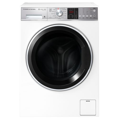 Front Loader Washing Machine, 10kg, Steam Care, White