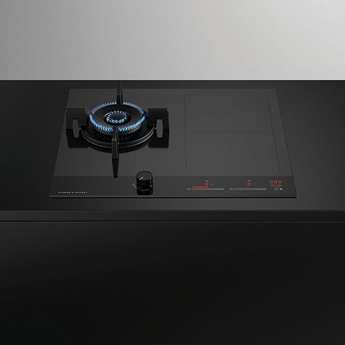 Gas + Induction Cooktop, 60cm, 1 Burner, 2 Zones with SmartZone