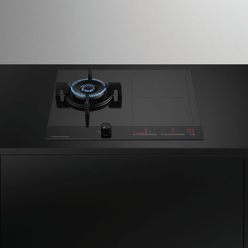 Gas + Induction Cooktop, 60cm, 1 Burner, 2 Zones with SmartZone, LPG