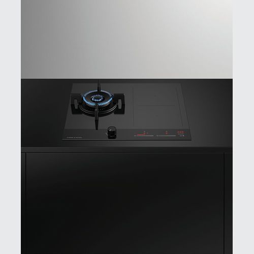 Gas + Induction Cooktop, 60cm, 1 Burner, 2 Zones with SmartZone, LPG
