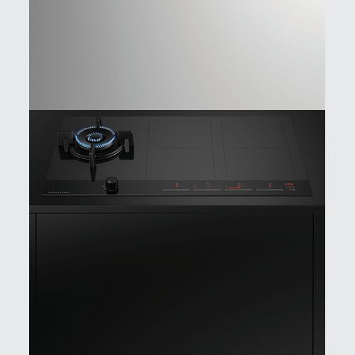 Gas + Induction Cooktop, 90cm, 1 Burner, 4 Zones with SmartZone