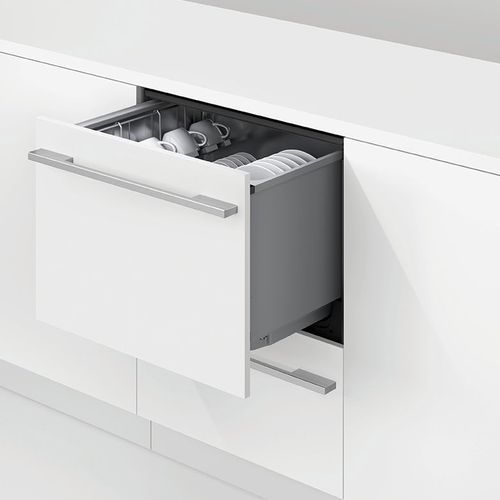 Integrated Double DishDrawer Dishwasher, Tall, Sanitise