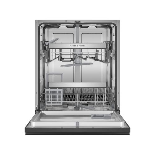 Built-under Dishwasher, Sanitise, Black Stainless Steel