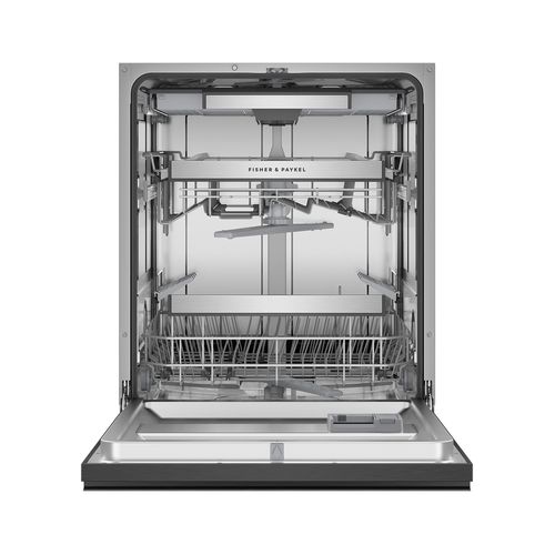Black Stainless Steel Built-under Dishwasher, Sanitise