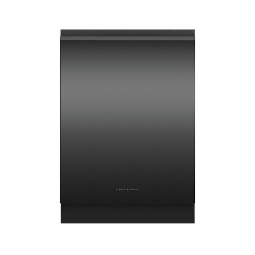 Built-under Dishwasher, Tall, Sanitise, Black Stainless Steel