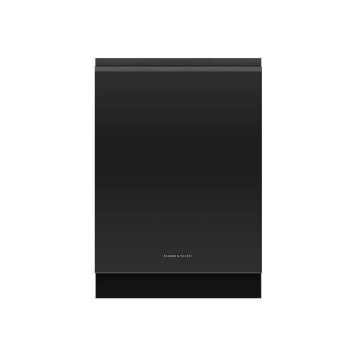 Built-under Dishwasher, Tall, Sanitise, Black Glass