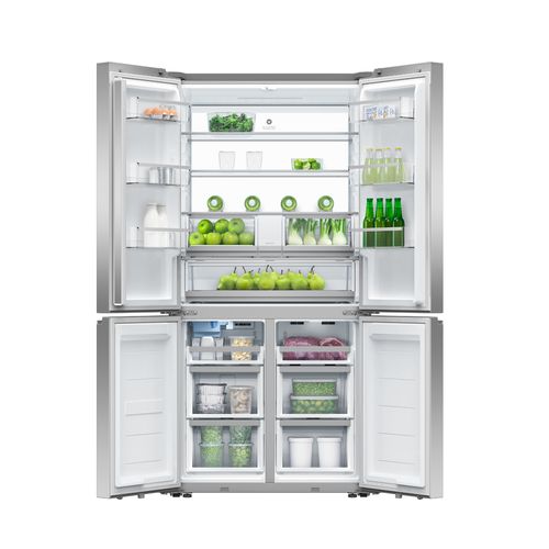 Freestanding Quad Door Refrigerator Freezer, 90.5cm, 69