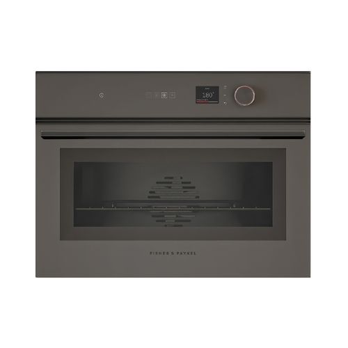 Combination Steam Oven, 60cm, 18 Function, Grey Glass