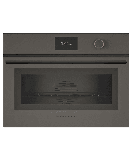 Grey Glass Combination Steam Oven, 60cm, 23 Function