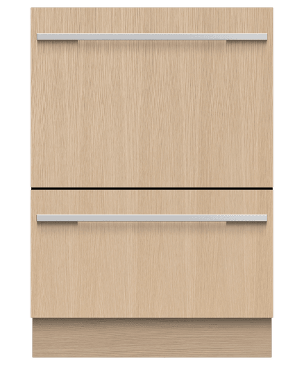 Integrated Double DishDrawer Dishwasher, Tall, Sanitise