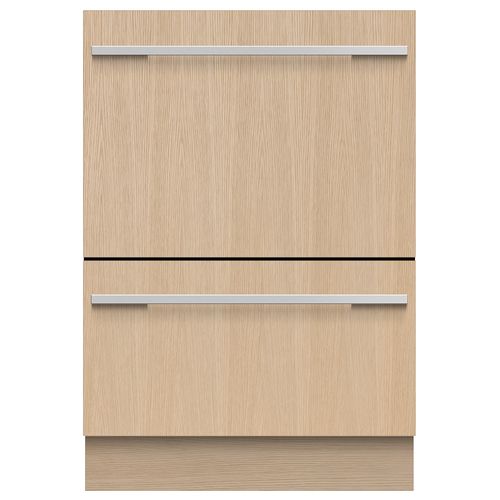 Integrated Double DishDrawer Dishwasher, Tall, Sanitise