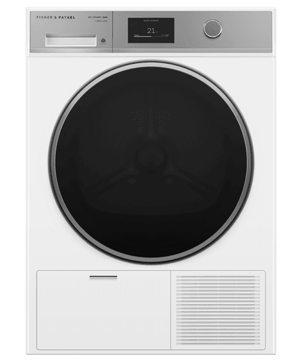 Heat Pump Dryer, 9kg, Steam Care, White