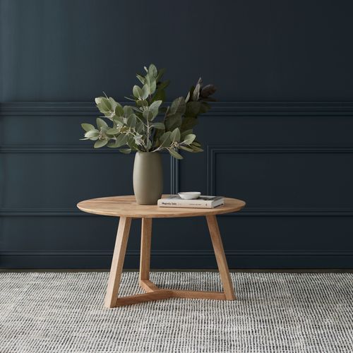 Franki Round Hardwood Coffee Table | Natural