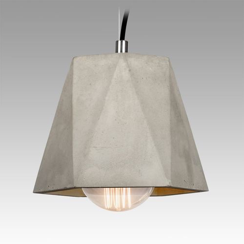 Concrete Geo Series Pendant - Vase