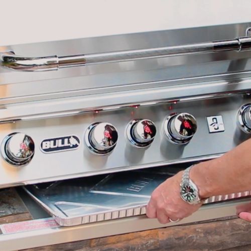 38" Grill Grease Tray Liner - 12 pcs per box