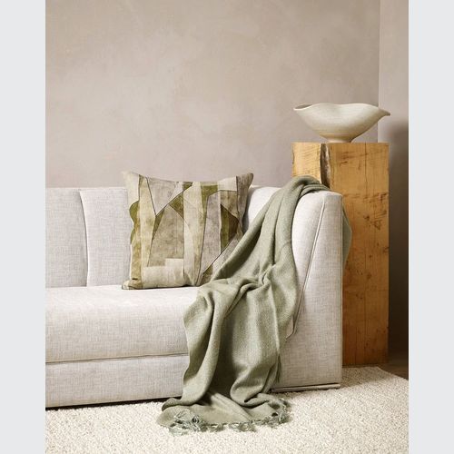 Baya Richmond Throw - Sage | Acrylic/Wool Blend