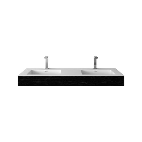 G38562-C Wall Hung Solid Surface Timber Vanity