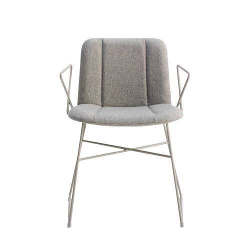 Hippy Chair with Arms - Sled Base