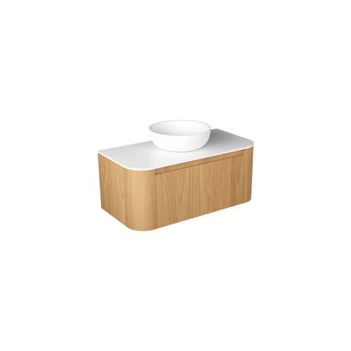 Curved Tondo 1000 Single Drawer Wall Hung Vanity Range