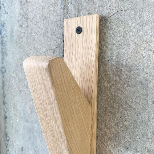 American Oak Coat Hook