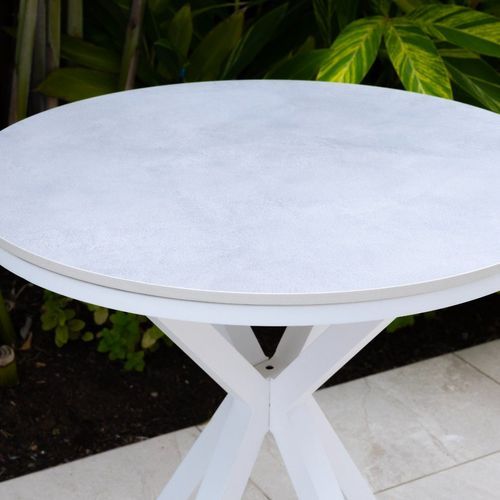 Adele Outdoor Ceramic Table - 72cm Round