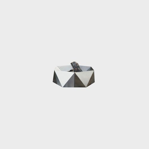 ALFRED RIESS Šešiakampis Stainless Steel Fire Pit