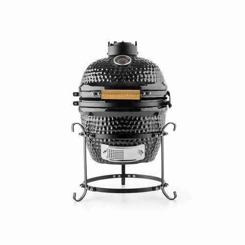 13 - Inch Kamado Ceramic Charcoal Grill With Bonus Accessory Pack