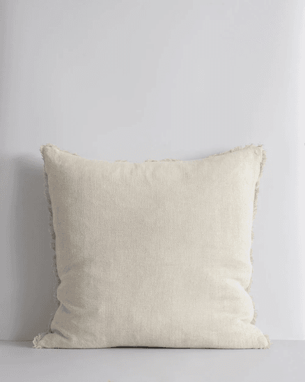Baya Keaton Cushion - Cream | 100% Linen